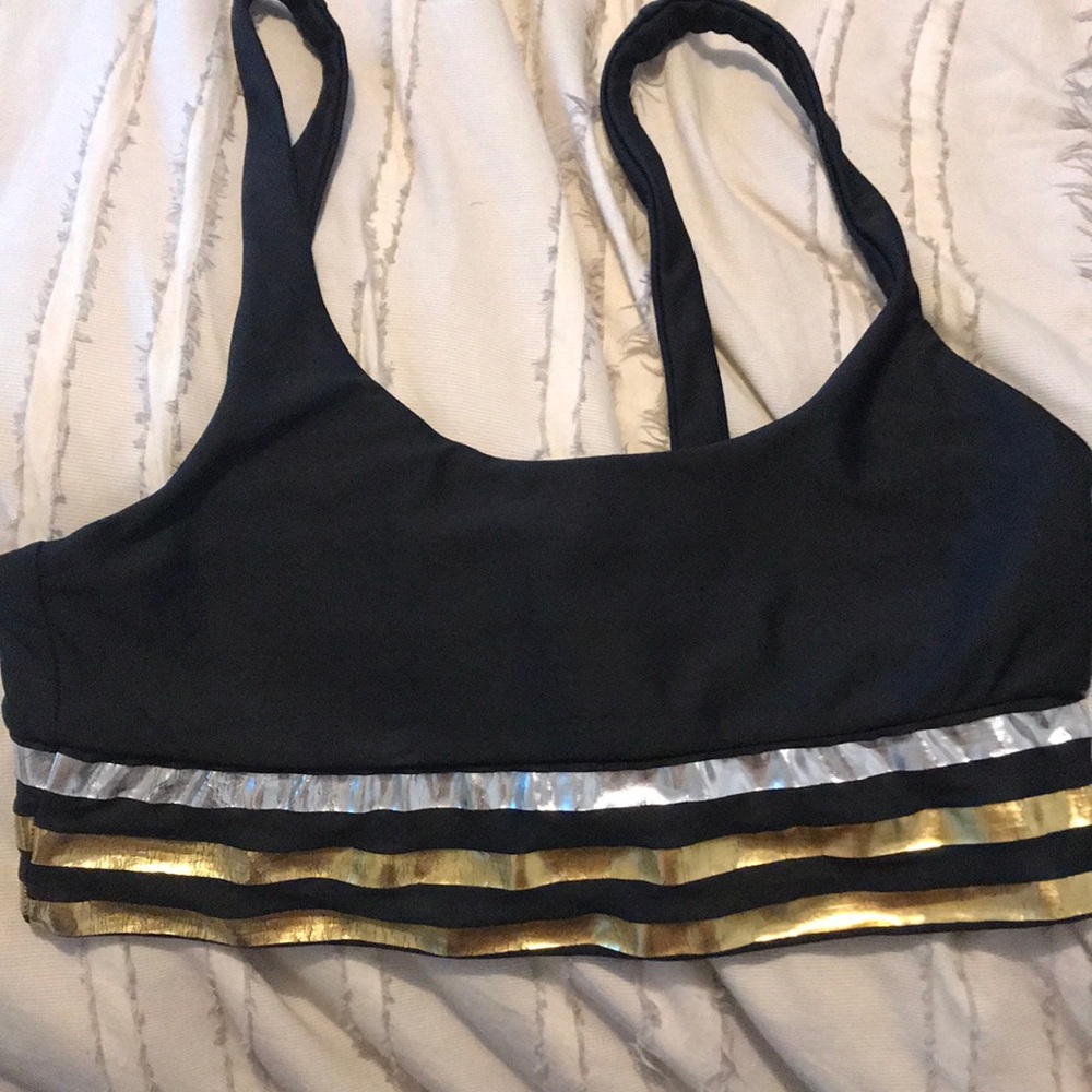 Beach riot sports bra crop top